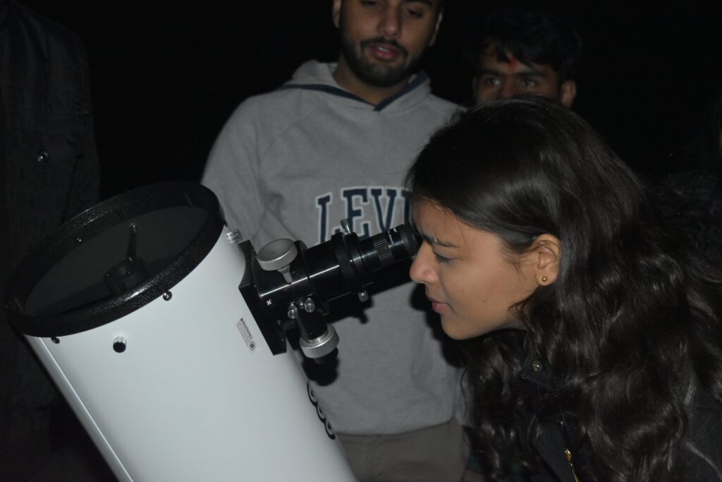 Stargazing experience at Astrostops Camps in Nainital
