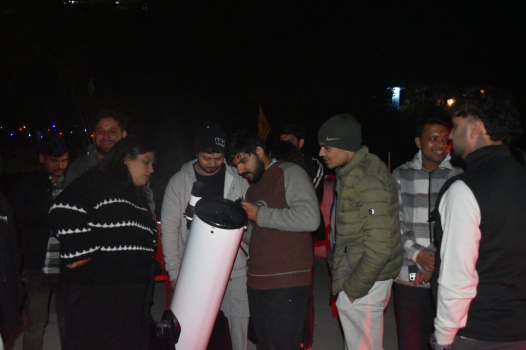 Stargazing experience at Astrostops Camps in Nainital